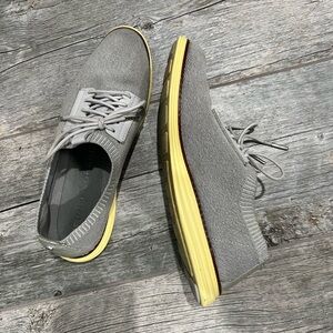 Cole Haan ØriginalGrand Knit Oxford Shoes Gray Size 8